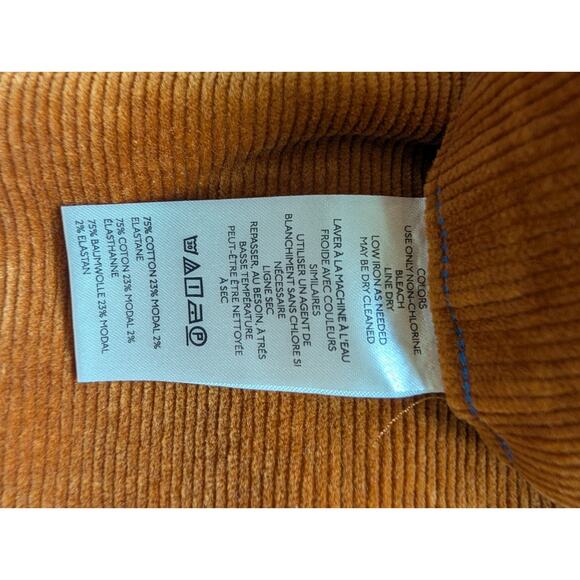 NWT Anthropologie Colette Cropped Corduroy Wide Leg Pants Sz 20W Bronze #8D501 - Picture 9 of 10